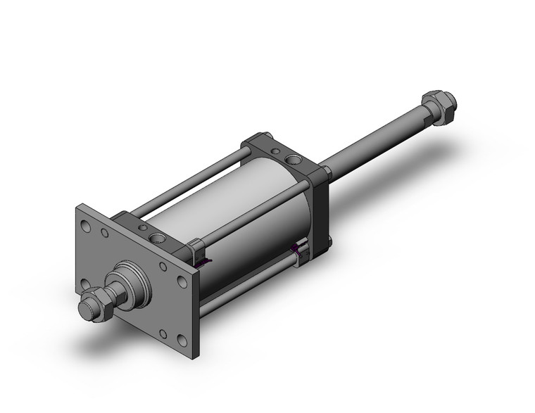 SMC CDS2WF125TN-200-Y7PVL Cylinder, Tie Rod, Cs2