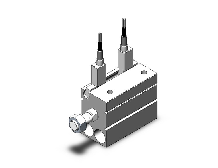 SMC CDUJS12-15DM-F8BL Cyl, Free Mount, Dbl Acting