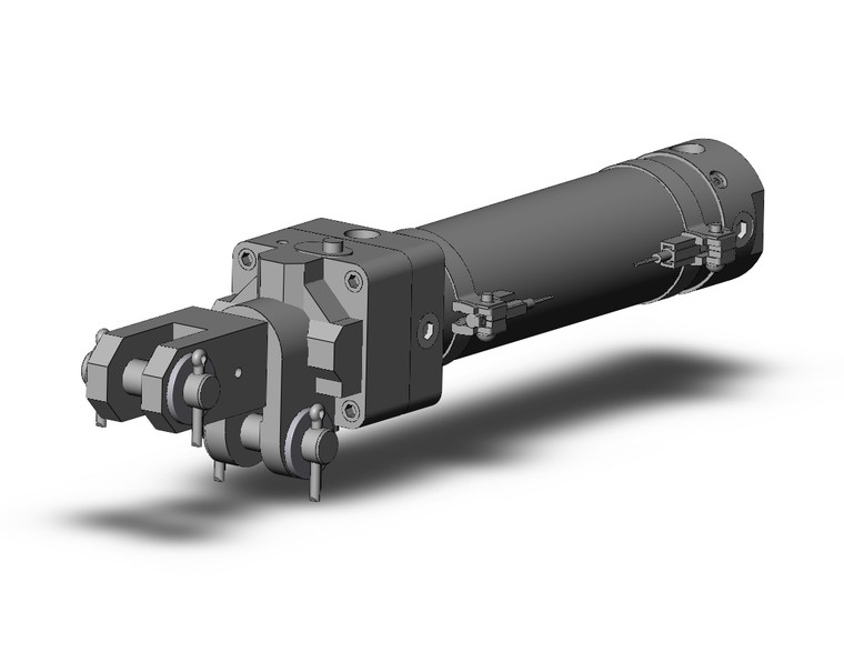 SMC CLK2GA32-100Y-B-M9BW Cyl, Clamp W/Lock, Auto-Sw