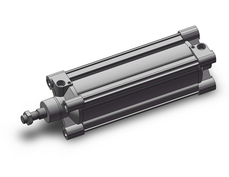 SMC CP96SB100-250C Tie Rod Cylinder W/Profile Tube