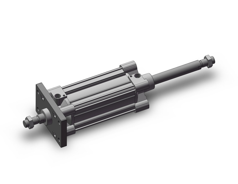 SMC CP96SF80-125CW Tie Rod Cylinder W/Profile Tube