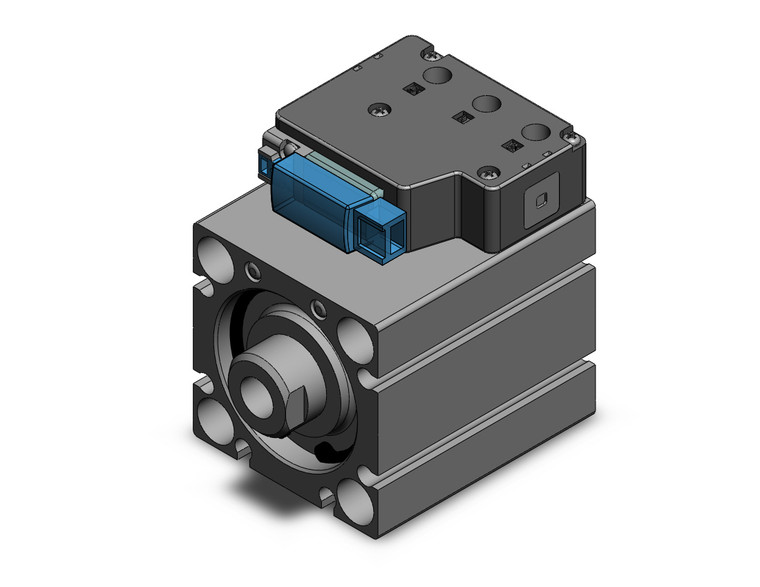 SMC CVQB32-20-5MO Compact Cylinder With Solenoid Valve