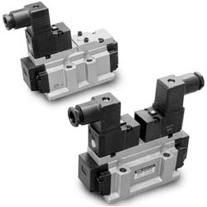 SMC EVS7-6-FG-D-5CV-Q VS7-6·8·10 Series ISO CNOMO Standard Solenoid Valve Metal Seal-Sizes 1,2,3