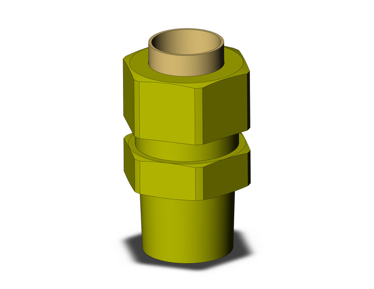 SMC KFH10B-02S Fitting, Male Connector Pack of 5