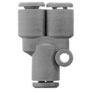 SMC KJU01-00 KJ Series Inch-size Miniature One-touch Fittings KJU-00-Inch Union Y