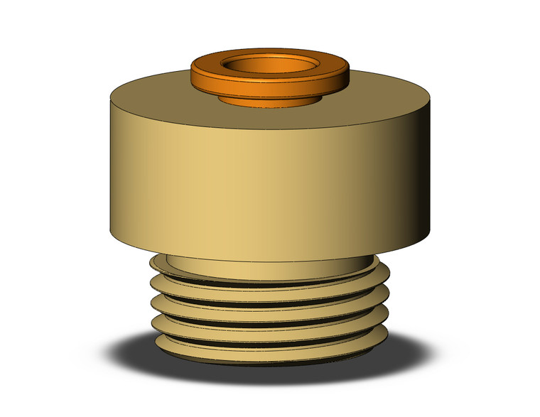 SMC KQ2S07-36AP Fitting, Hex Hd Male Connector Pack of 10