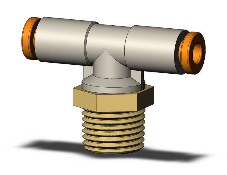 SMC KQ2T01-34A Fitting, Branch Tee Pack of 10