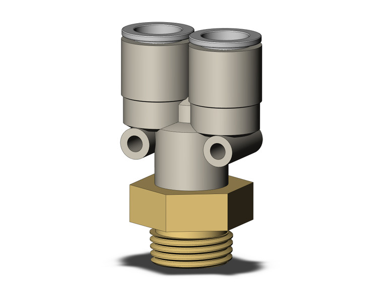 SMC KQ2U12-04AP Fitting, Branch Y Pack of 5