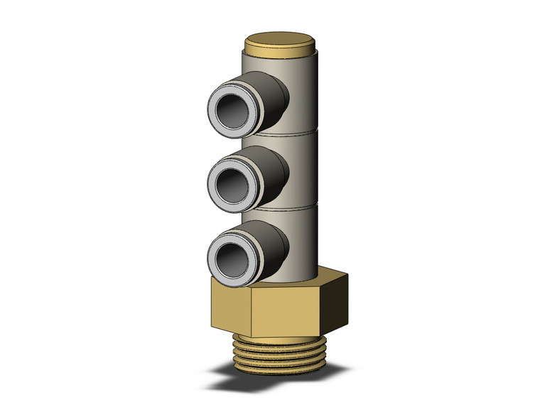 SMC KQ2VT06-03AP Fitting, Tple Uni Male Elbow Pack of 10