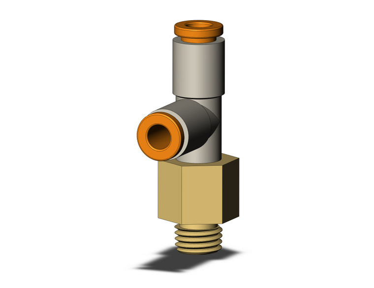 SMC KQ2Y03-33AP Fitting, Male Run Tee Pack of 10