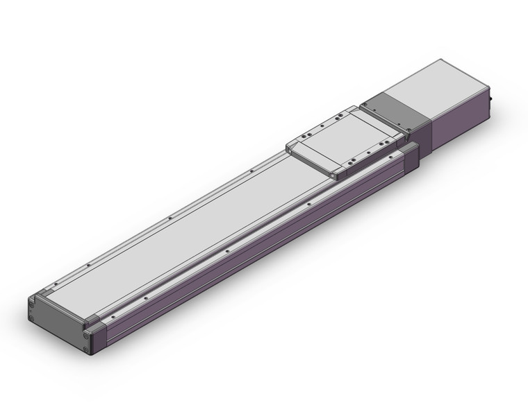 SMC LEJS63S7B-600B-R5B21 Hi Rigidity Rodless Slider, Ball Screw