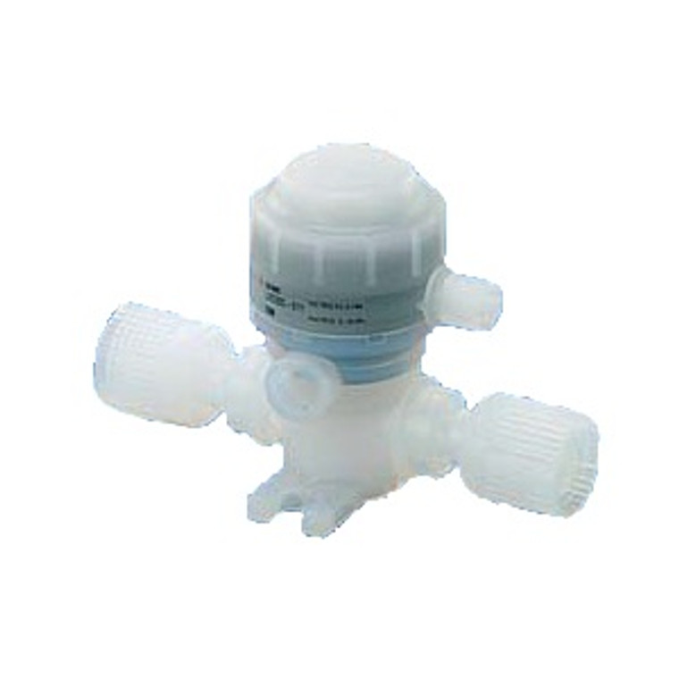 SMC LVQ40S-V13N-2 LVQS Series High Purity Chemical Valve Non-Metallic Exterior, Air Operated Insert Bushing, Integral Fitting Type Space Saving/Space Saving Connection