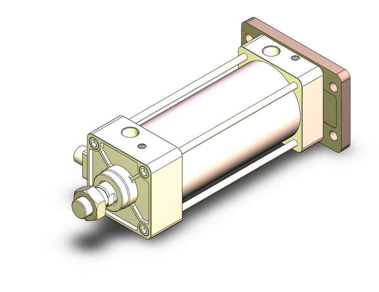 SMC MDBBG100-175-RL Cylinder, Mb, Tie Rod, With End Lock