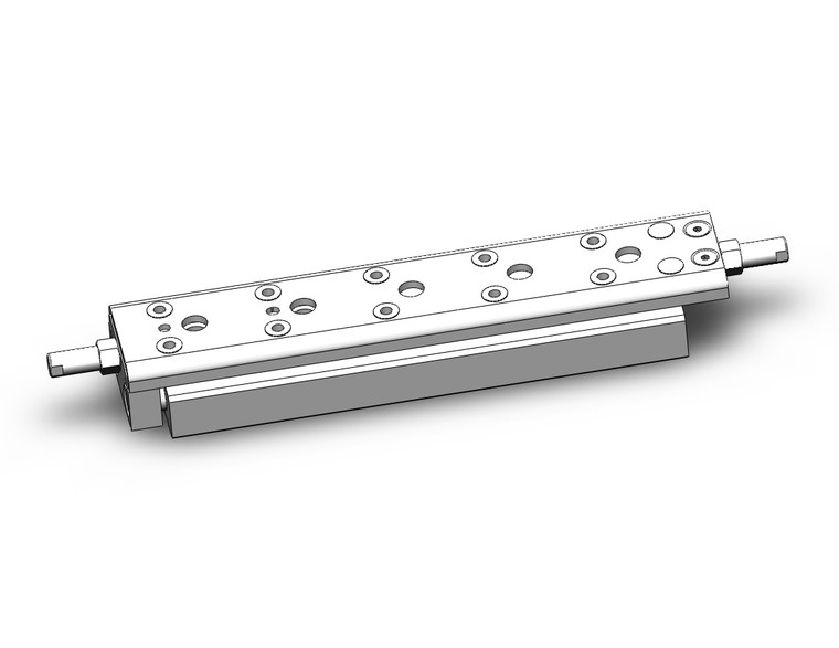 SMC MXQ12CL-100ZG3 Cylinder, Slide Table