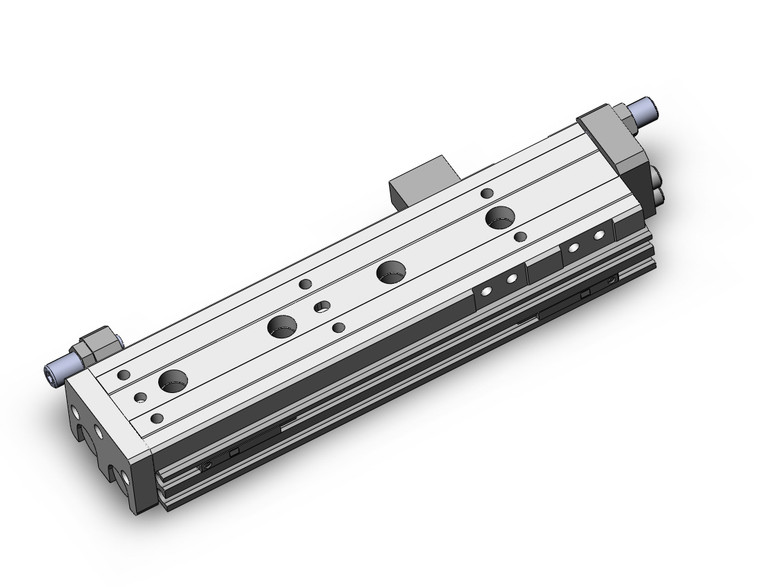 SMC MXQR8-75A-M9PWM4 Cyl, Air Slide Table, Reversible, Asw