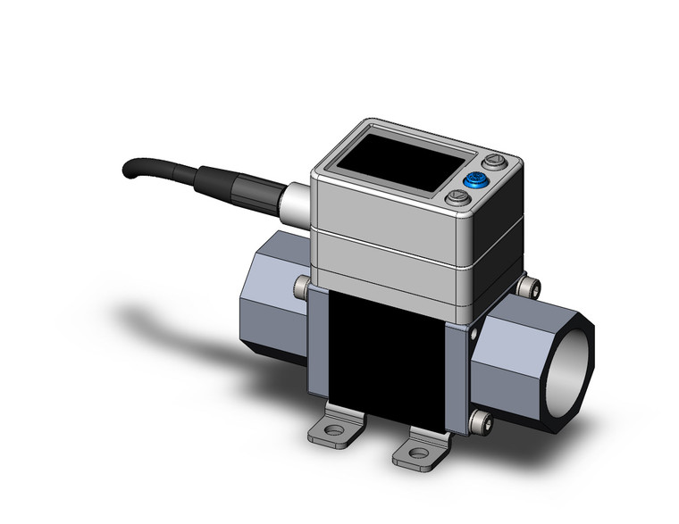SMC PF3W720-N04-B-GR 3-Color Digital Flow Siwtch For Water