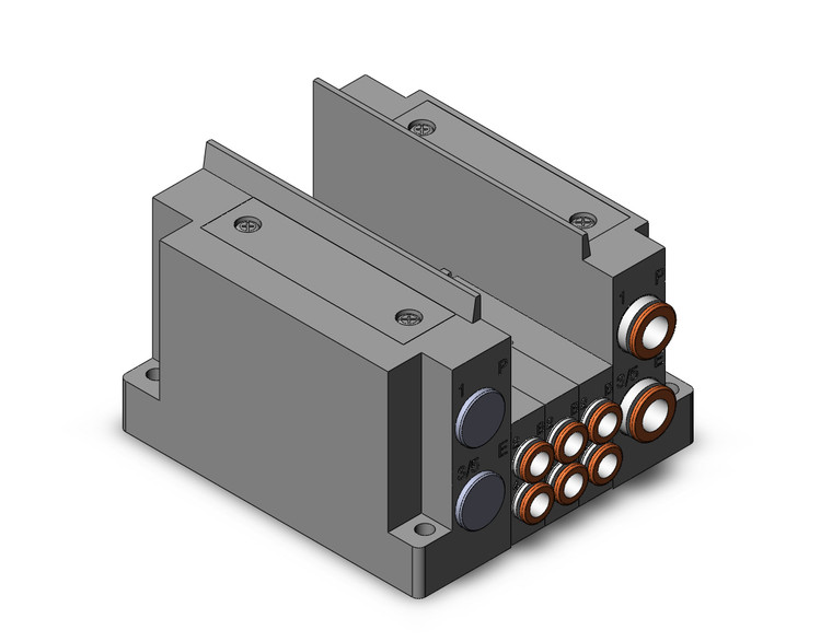 SMC SS5Y3-10S0-03U-C6 Ss5Y3 3 Sta Manifold Base