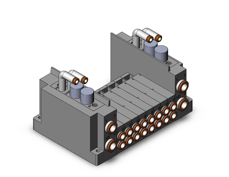 SMC SS5Y3-10S0-08BR-C6 Ss5Y3 8 Sta Manifold Base