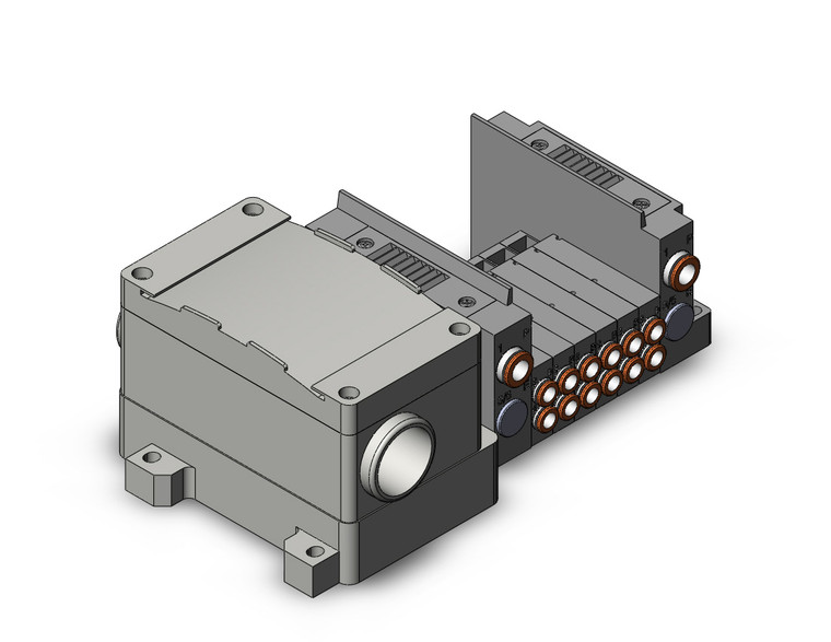 SMC SS5Y3-10T-06BS-C6 Ss5Y3 6 Sta Manifold Base