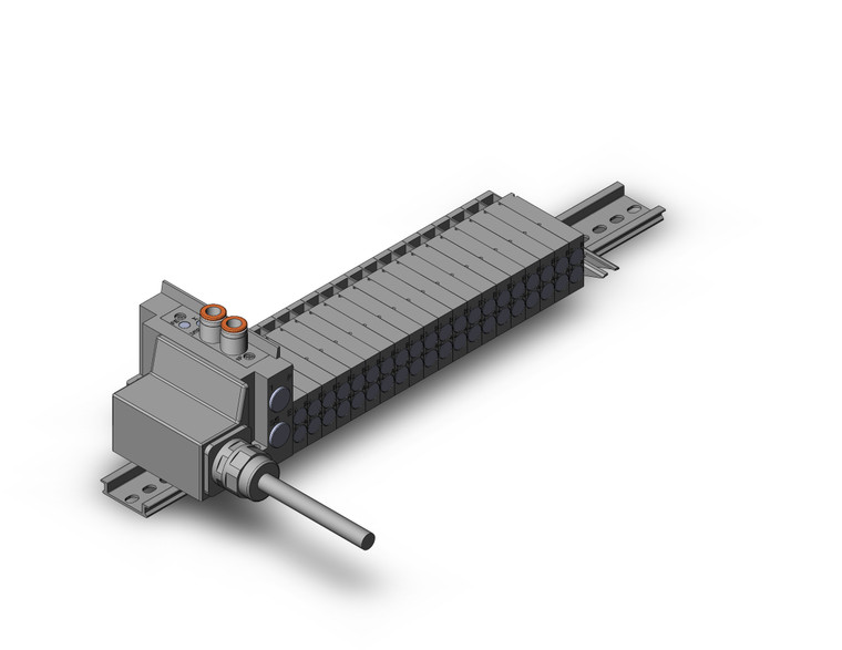 SMC SS5Y3-12L32-04DS Ss5Y3 4 Sta Manifold Base