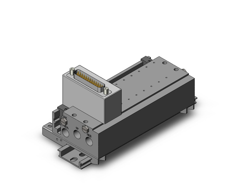 SMC SS5Y3-52F1-08D-00TD Plug-In Metal Base