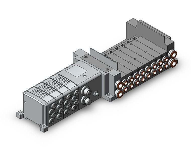 SMC SS5Y5-10SZE4C-08B-N7 Ss5Y5 8 Sta Manifold Base