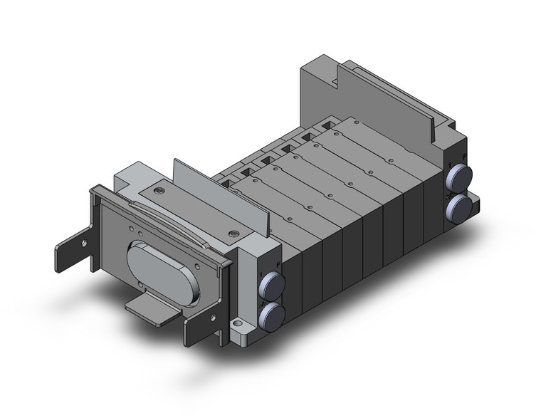 SMC SS5Y5-11S60-08B-C6 Ss5Y5 8 Sta Manifold Base