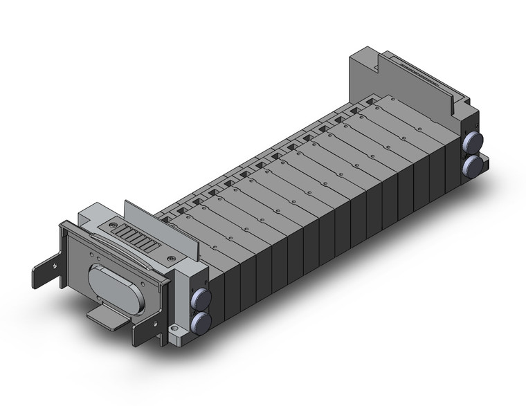 SMC SS5Y5-11S60-16F-N9 Ss5Y5 16 Sta Manifold Base