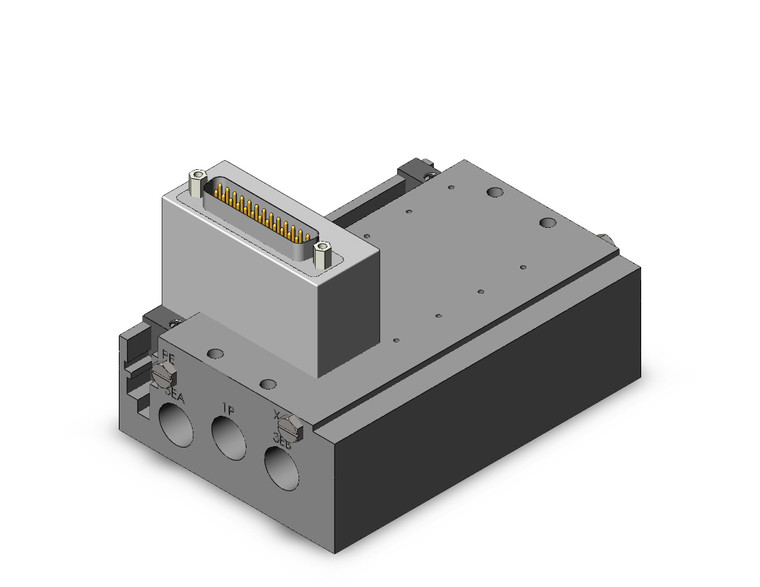 SMC SS5Y5-52F1-04D-00N Plug-In Metal Base