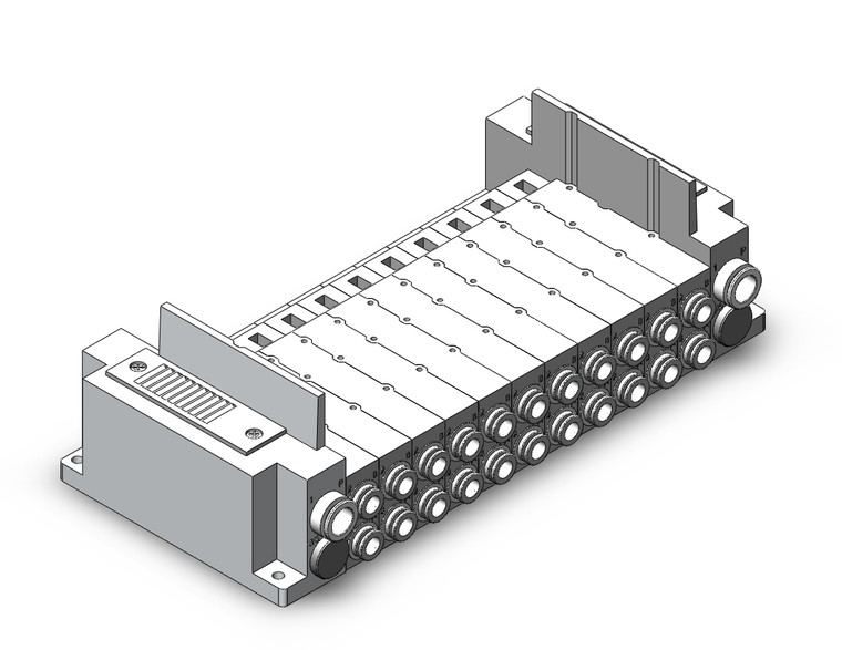 SMC SS5Y7-10S0-11BS-C8 Ss5Y7 11 Sta Manifold Base