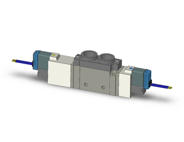 SMC SY7420-5GZ-02 3 Pos C.C, Body Port, 1/4"