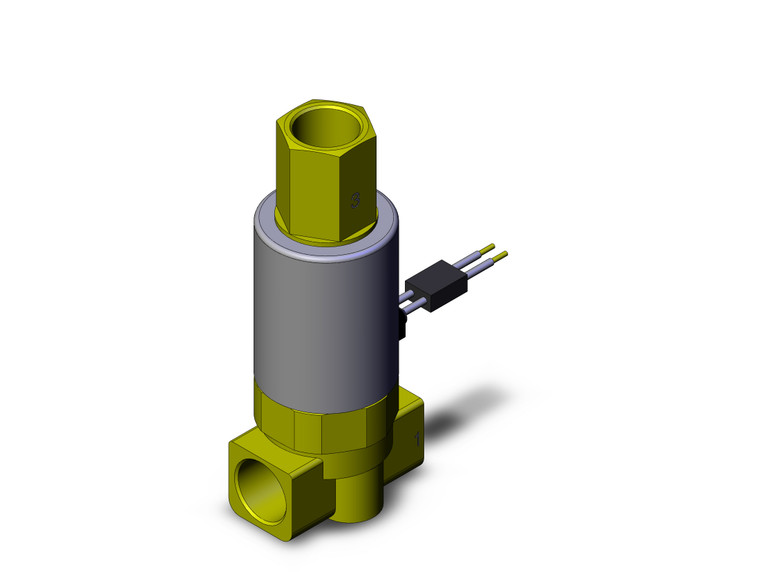 SMC VDW350-3G-4-02N-Q Valve, Compact, Sgl, Brass