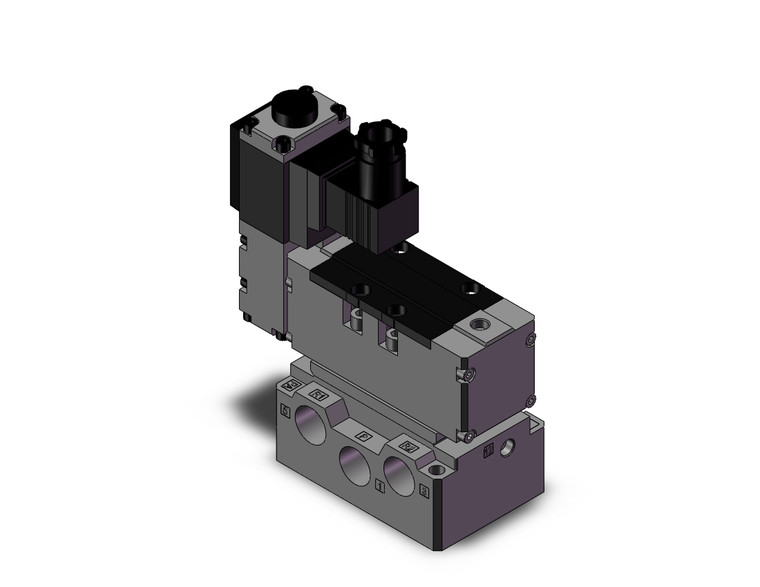 SMC VER4000-04 Pilot Type 5 Port E/P Proportional Valve