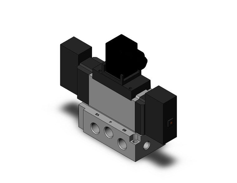 SMC VFS3510-5DZ-02N Valve, 3Pos/Pc, Non Plug-In