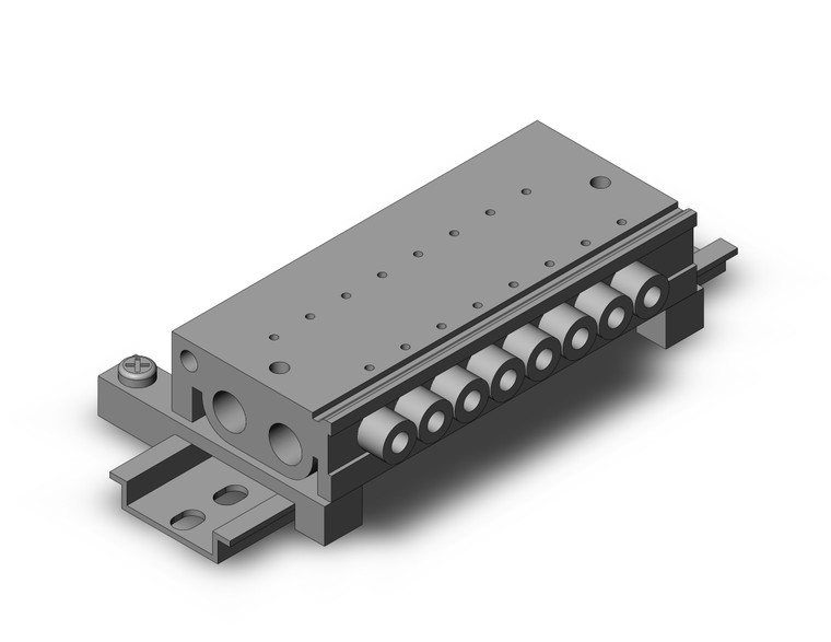 SMC VV3QZ15-08M5TC-D0 Base Mounted Manifold