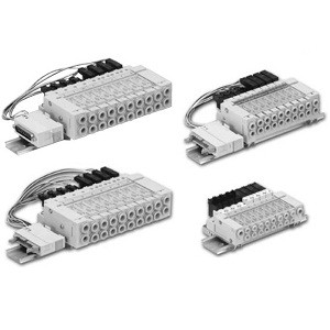 SMC VV5Q14-02C-DN VQ0000·1000·2000 Series 5 Port Solenoid Valve Plug Lead Unit