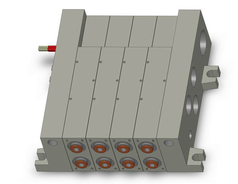 SMC VV5Q41-04C6LD2 4/5 Port Solenoid Valve