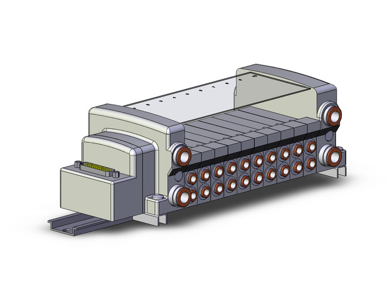 SMC VV5QC21-10C6FD0-DN Vqc Manifold