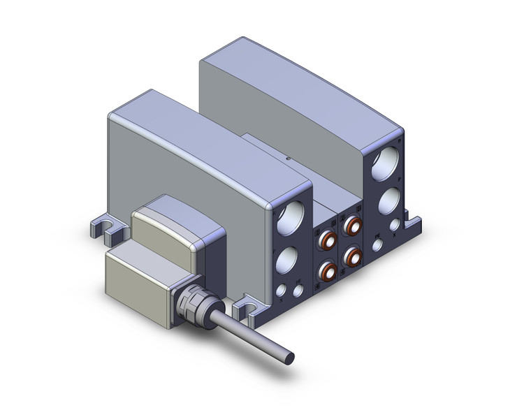 SMC VV5QC41-02N9LD1 4/5 Port Solenoid Valve