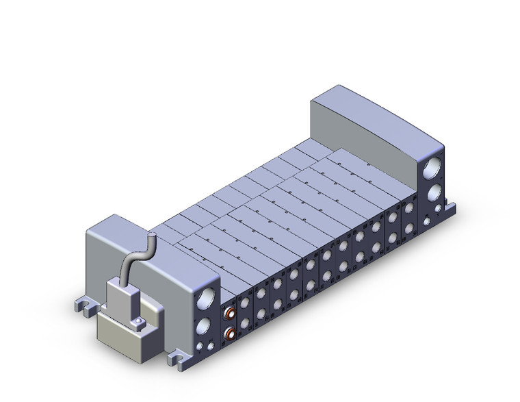 SMC VV5QC41-12C8FD1 4/5 Port Solenoid Valve