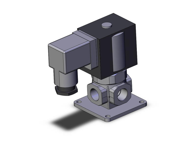 SMC VX3340V-02N-3DLR1-B Direct Op 3 Port Solenoid Valve, N.C.