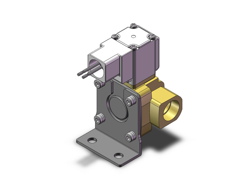 SMC VXD242HUXB Pilot Op 2 Port Solenoid Valve (N.C.)