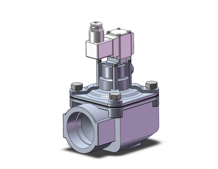 SMC VXF24AAJB 2 Port Solenoid Valve