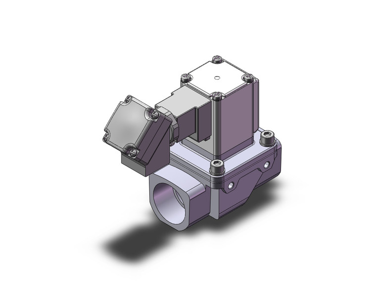 SMC VXZ262LM Pilot Op 2 Port Solenoid Valve, (N.C.)