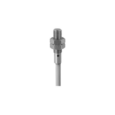 Baumer IFRM 05P15A3/L (10144444) | PNP NO Inductive Proximity Sensor, 5mm Flush Mount, 1mm Range, 2m Cable, LCP Face, IP67