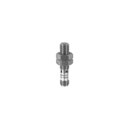 Baumer IFRM 05P35A3/S05L (10144453) | PNP NC Inductive Proximity Sensor, 5mm Flush Mount, 1mm Range, M5 Connector, LCP Face, IP67