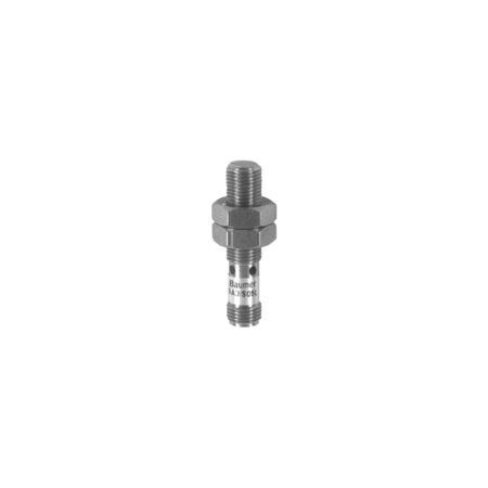 Baumer IFRM 05N15A3/S05L (10144454) | NPN NO Inductive Proximity Sensor, 5mm Flush Mount, 1mm Range, M5 Connector, LCP Face, IP67