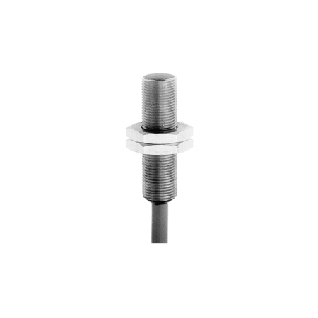 Baumer IFRM 08N1707 (10227109) | NPN NO High-Temperature Inductive Sensor, 8mm Flush Mount, 2mm Range, 1m FEP Cable, -25 to +100°C, IP67