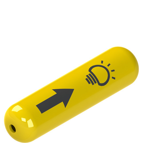 Pizzato VF AF-IF1GR09-2P Rope Function Indicator with Light Bulb Icon and Bob