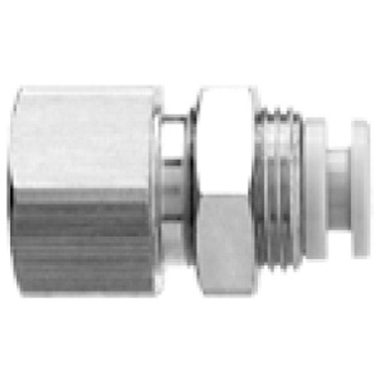 SMC 10-KGE04-02 10-KGE Series Clean Series Stainless Steel One-touch Fittings Bulkhead Connector